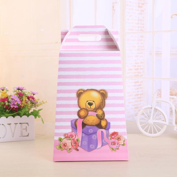 Custom Cartoon Bear Gift Box Paperboard Packaging