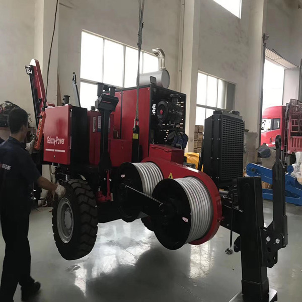 Кабель SA-QY90 ADSS OPGW вытягивая линию электропередач 9Ton шнуруя оборудование