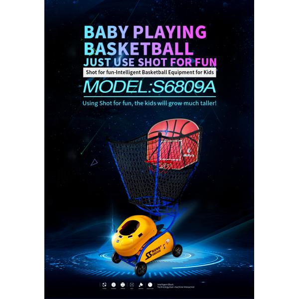 Máquina de alimentação do basquetebol das crianças de SIBOASI 6809A