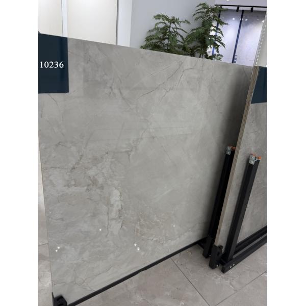 1000x1000mm Antiderrapante resistente a los ácidos gris interior de suelo de porcelana glaseada pulida azulejos para cocina y apartamento
