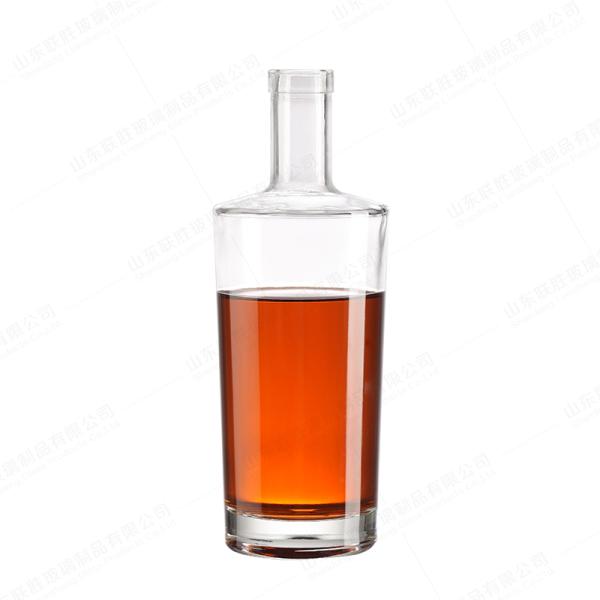 500ml Absinthe Round Glass Bottle with Long Neck Spirit Glass Bottle in Customized Color