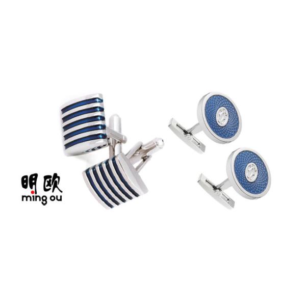 Shirt Decorated Elegant Custom Mens Cufflinks Wedding Present OEM / ODM