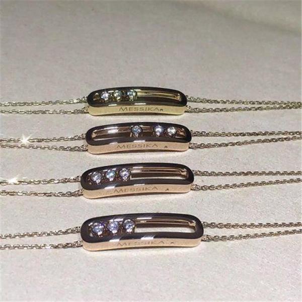 Luxury jewelry factory Mk diamond bracelet 18k white gold yellow gold rose gold diamond  bracelet