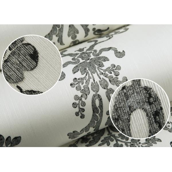 Черный/белый ретро винтажный азиатский воодушевленный Валльковеринг обоев 3Д/пряжи