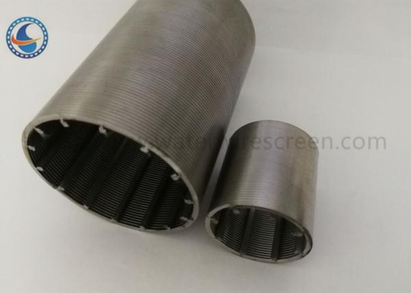 Stainless Steel 10 Slot 1.0mm Johnson v wire screen pipe