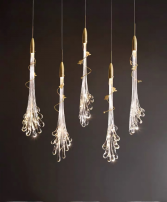 Потолочного освещения цветка СИД OEM доказательство носки яркости стеклянного мягкое