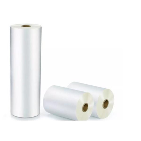 Gloss High Light Transmittance Clear Bopp Thermal Laminating Film Roll 2000mm 15mic