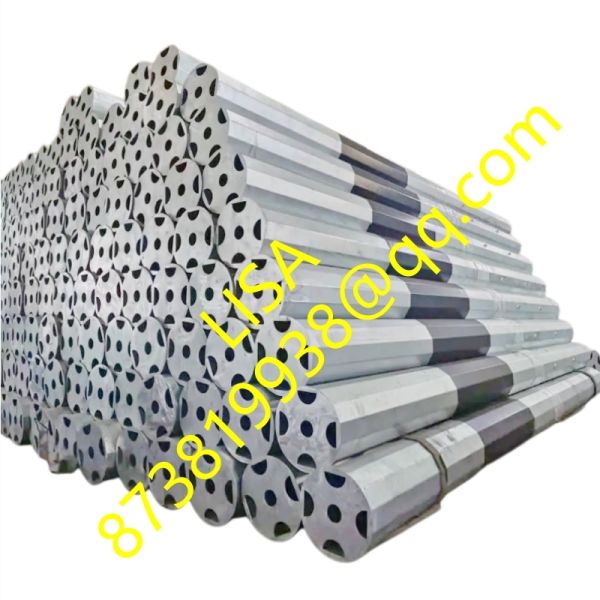 Multi-Functional 20m Telecom Power Composite Steel Pole Built-In Cable Management Modular Design Q345B