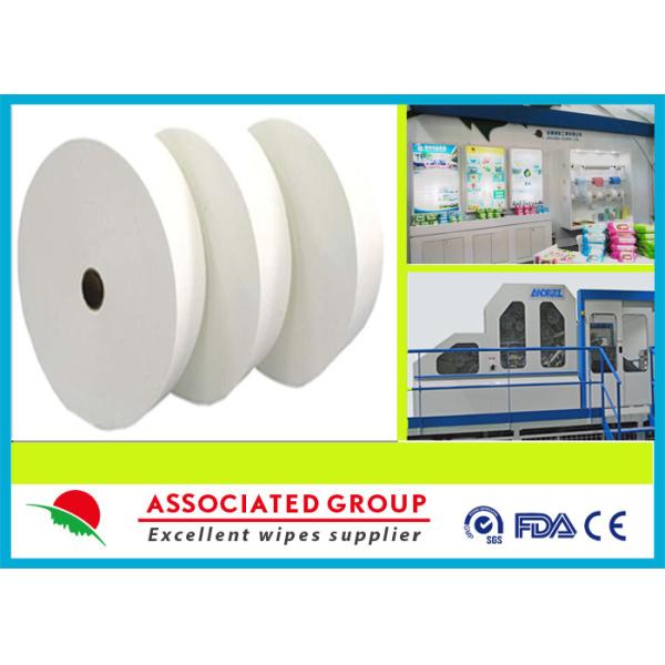 Customized Biodegradable Wet Wipes Spunlace Rolls With HS CODE