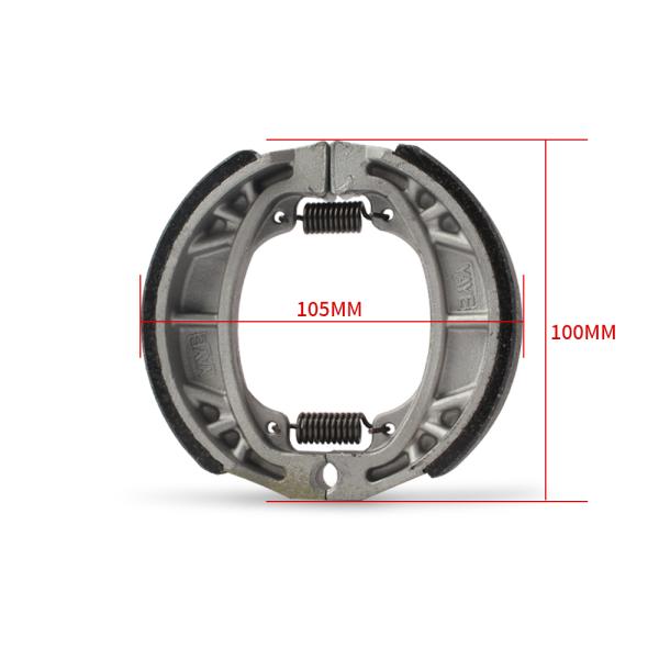 Aluminium Alloy Motorcycle Brake Shoe CG125 CG150 CG200 Rear And Front Brake Pads