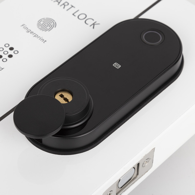 FCC Smart Deadbolt Lock Door Lock With Fingerprint Code Card APP Wi-Fi Funciton (Умный замок с замком на дверях с отпечатками пальцев)