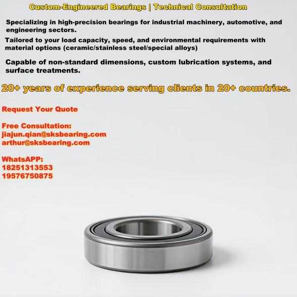 Custom Engineered Bearings | Technical Consultation