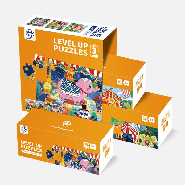 Level 3 Merry Circus Puzzle Educational Toys For Boys Girl Kids Ages 2 Up