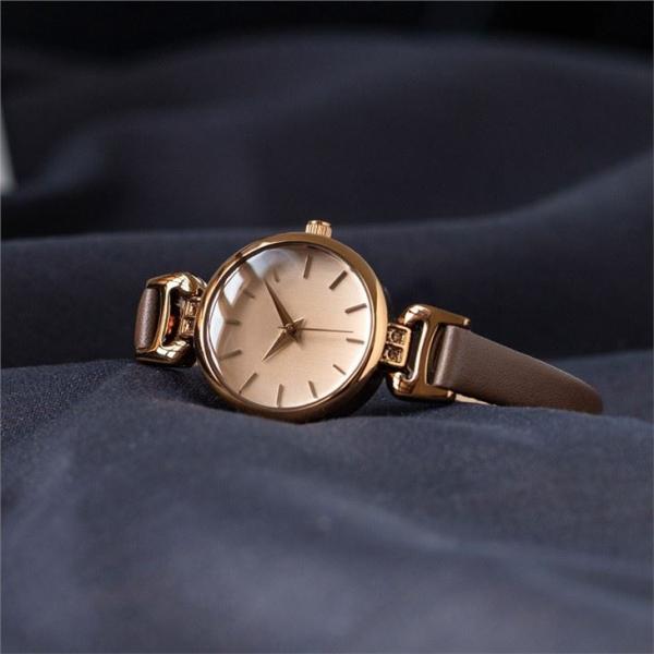 3ATM Waterproof Ladies Leather Strap Watches Luxury Leather Strap Female Watches