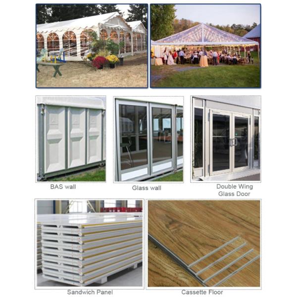 4x4m Waterproof PVC Roof Heavy Duty Marquee Tent Heavy Duty Aluminum Heavy Duty Anchors for Trade Exhibitions
