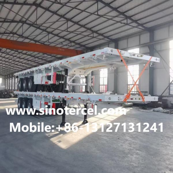 30 футов 3 оси плоский ложак полуприцеп 30-50 тонн