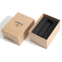 CMYK Rectangle Couvercle Et Base Boîte en carton Boîte d'emballage de montre de poignet vide