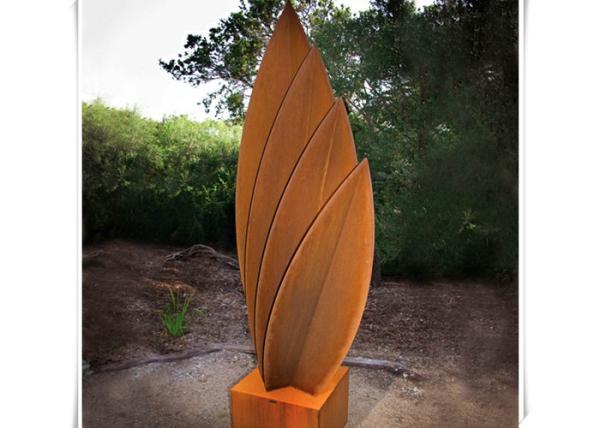 Esculturas de aço dadas forma de solda contemporâneas da arte da escultura de Corten folhas de aço