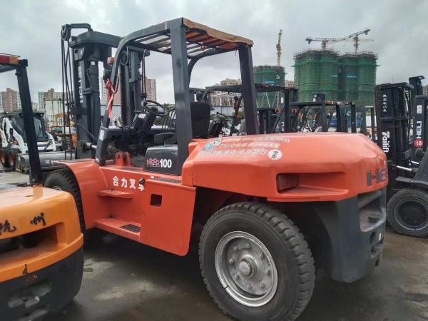 High Efficiency HELI 10 Ton Forklift Truck Mounted Forklift Rough Terrain Forklift For Heavy Duty Use