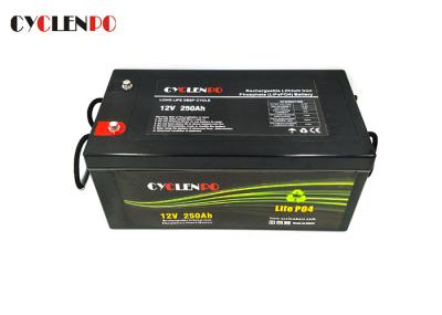 12v 250ah Rechargeable Lithium Marine Batteries 4S2P Low Self DIscharged High Power
