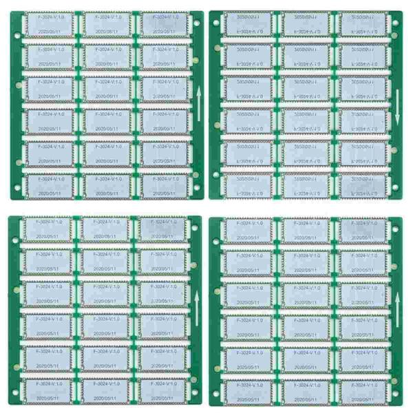 изготовление PCB разнослоистого прототипа класса 3 IPC отверстия платы с печатным монтажом 4L половинного быстрое