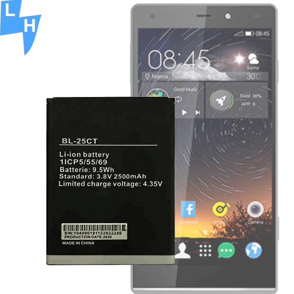 Обновить свой Tecno C5 с 2050mAh BL-25CT Заменяемая батарея черный