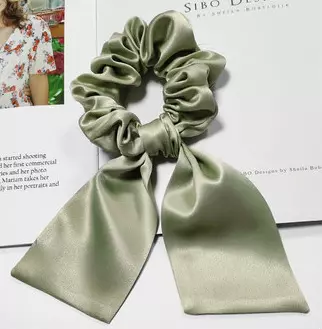 Double Side 25mm Mulberry Silk Scrunchies For Hair Private Logo