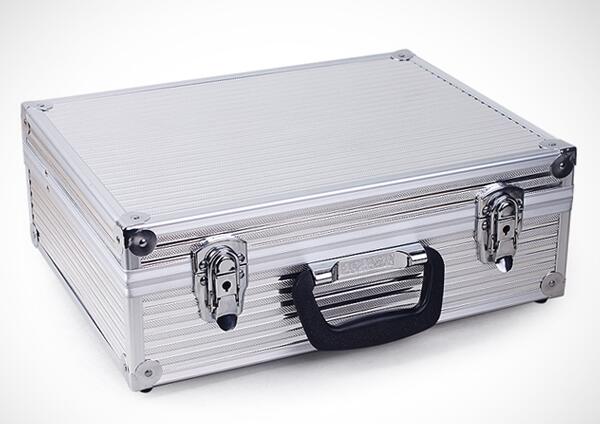 Aluminum New Framed Locking Gun Pistol Handgun Lock Box Hard Storage Carry Case