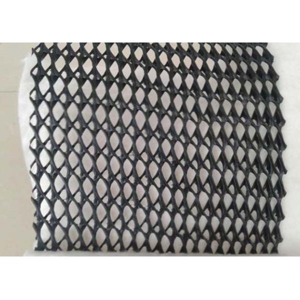 Geocomposite 3d Drainage Geonet Black / Green 6.2kn/m ~ 18kn/m width 2.0m / 2.5m