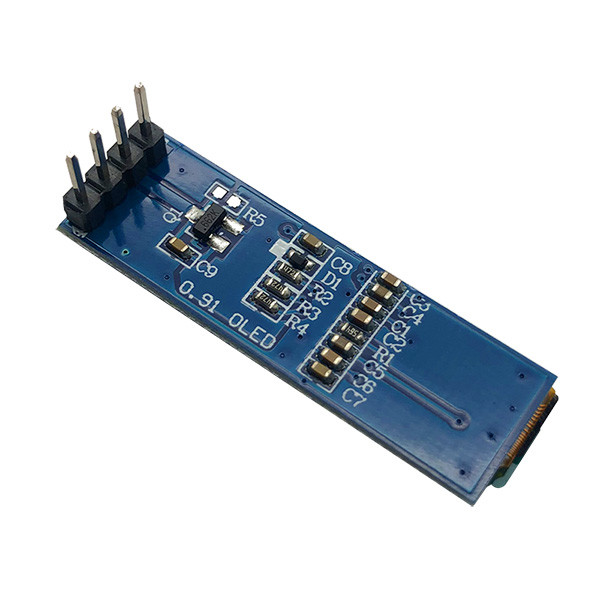 модуль дисплея 3V 5V 128x32 OLED штыри 0,91 дюймов 4 с SSD1306 водителем IC