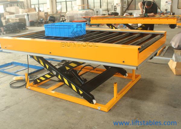 A parte superior de borracha de 1 toneladas do rolo de 2 toneladas hidráulica Scissor o transporte da madeira do trole da tabela de elevador