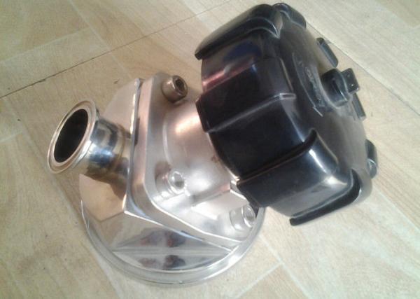 Aseptic Sanitary Diaphragm Valves Tri Clamp Tank Bottom Valve With Low Turbulence
