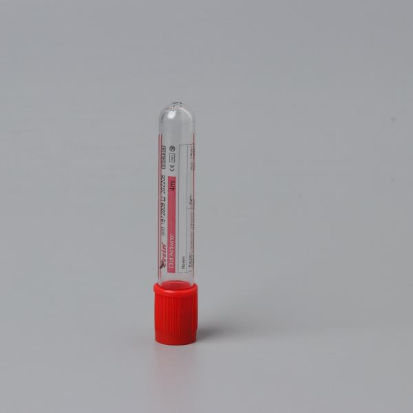 8ml 9ml Clot Activator Tube Red Glass PET Clot Activator Blood Collection Tube