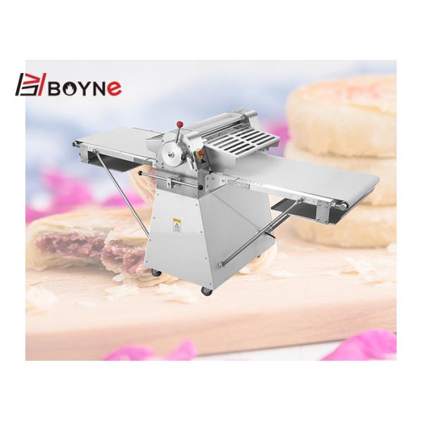 0.55kw Processing Bakery Equipment Folding Structure Vertical Dough Sheeter Floor Type