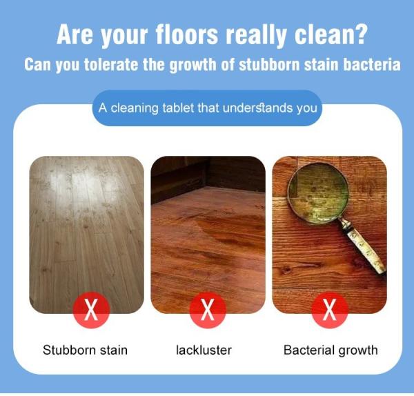 Lalkers Quick Dissolving Floor Cleaner Sheet Light Weight Disposable