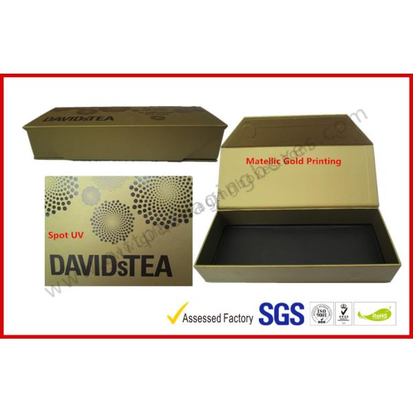 Metallic Printing Gift Packaging Boxes , Household Candle Aromatherapy Oils Gift Magnetic Package