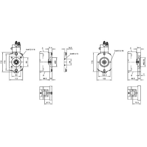Portable Hydraulic Power Unit , Variable Displacement Axial Piston Pump Type V60N