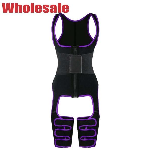 Shaper alto da coxa da cintura de MHW100075PU para a aptidão ajustável Shapewear da veste do ajustador do elevador da extremidade das mulheres