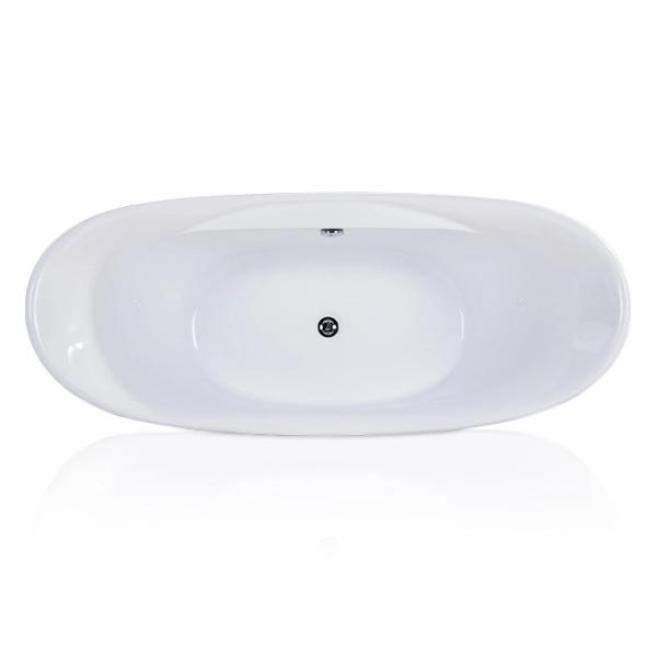 cUPC freestanding antique bathtub seamless joint finish oval acrylic tub for USA Canada