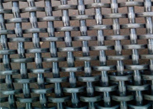 Galvanized Square Woven Crimped Wire Mesh 10m Length For Coal Plant