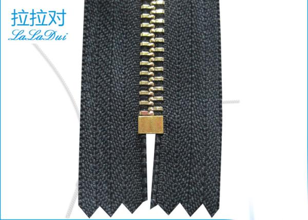 Practical Light Gold Teeth Purse Zippers Meet Modern Design Metal Wallet Zips
