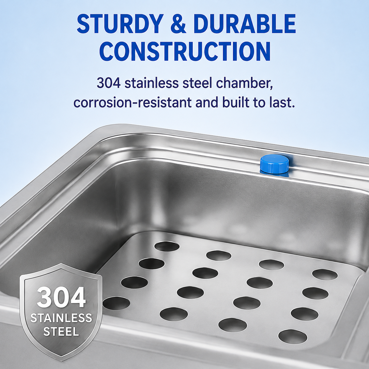 Compact 1-Hole Thermostatic Water Bath 160x160x130mm Chamber for Medical Lab Sample Heating and Education