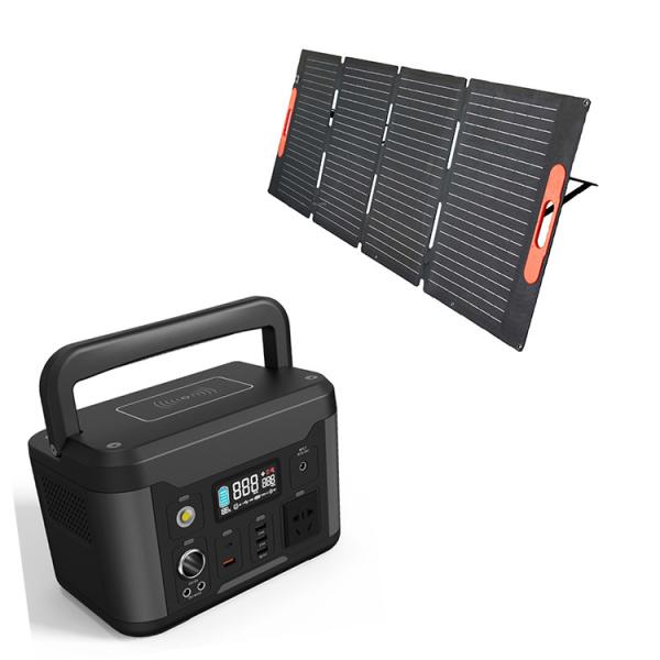 Facotry OEM Lithium battery 500Wh Portable Solar Generator For RV campers