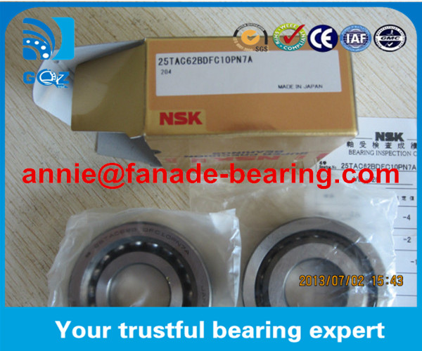 NSK 30TAC62BDBC10PN7A Шаровой винтовой опорный шаровой подшипник Угловой контактный шаровый подшипник