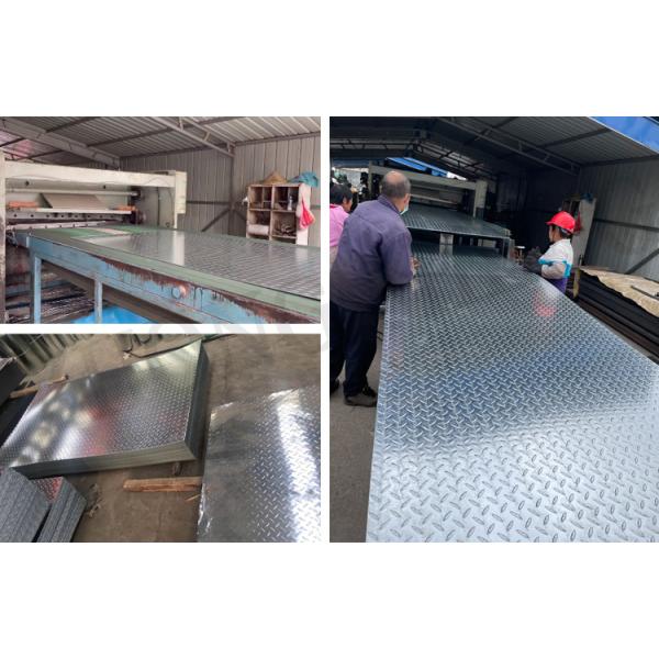 Q235B Acero de suelo de hierro galvanizado galvanizado con 7 días de stock y certificación PVOC en 1251-1500 mm de ancho