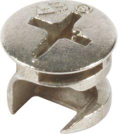 Minifix Furniture Cam Lock Screws Zinc Alloy Easy Assembly For 15 16mm Board