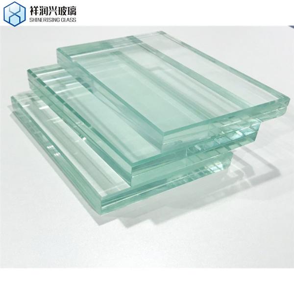 Flat Polished 8.38mm White Translucent Laminated Glass for GB15763.2-2005 Standard
