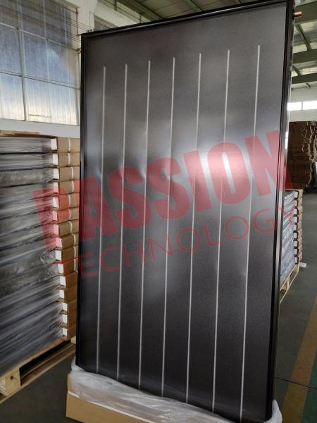 Black Chrome Flat Collector Black Coating Flat Panel Blue Titanium Flat Plate Solar Water Heater Hotel Solar Heating