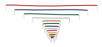 Caixa de Kit Physics Jumper Wire Cable da tábua de pão de ROHS Solderless