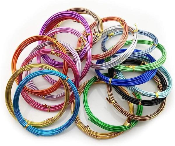 Fio de aço inoxidável colorido de 3,5 mm e 5,5 mm da série 300 para produtos artesanais